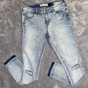 Acid-wash jeans